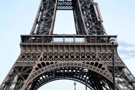 The Eiffel Tower in Paris, Franceの写真素材