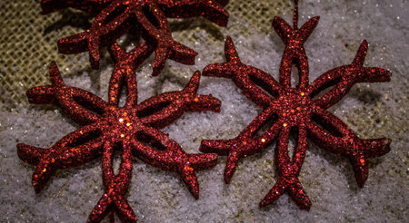 Christmas starsの写真素材