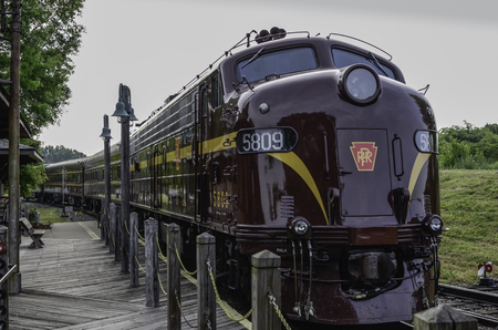 Pennsylvania  5809 Streamliner   Carsのeditorial素材