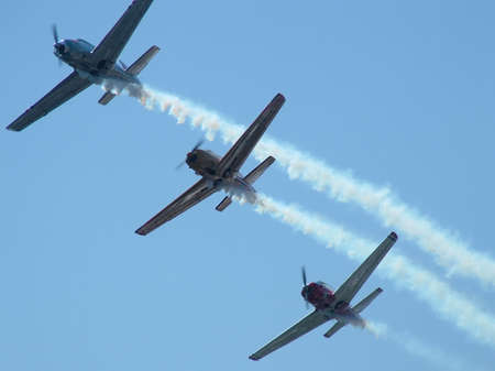 Gibsons, British Columbia, Canada, July 26, 2009:  Aircraft take part in the Sea Cavalcade 2009:...