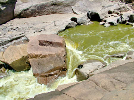 Augrabies waterfalls in South Africaの写真素材