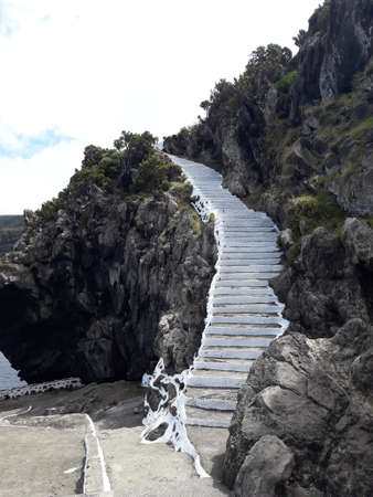 View from Ponta do Queimado, Terceiraの写真素材