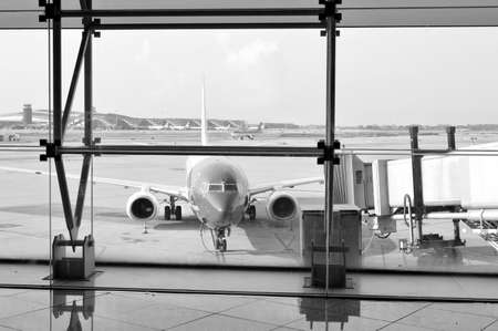 Airport planeのeditorial素材