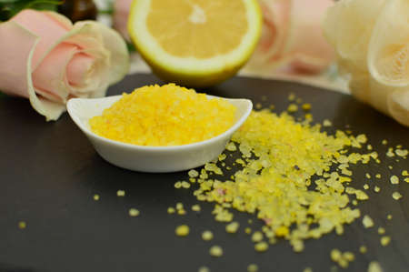 colored bath salts