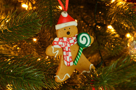 Christmas lights and decorations