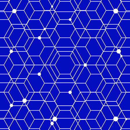Minimalistic geometric hexagon pattern. Concept vector background.のイラスト素材