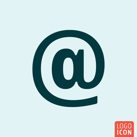 Email symbol. E-mail minimal icon design. Vector illustrationのイラスト素材