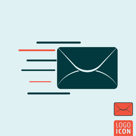 Message icon. Message symbol. Email icon isolated. SMS icon. Vector illustrationのイラスト素材