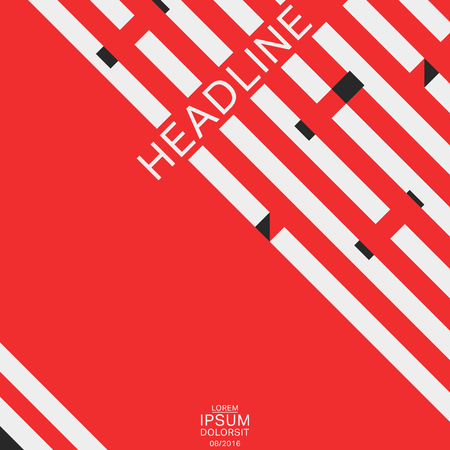 Geometry design background for cover brochures, posters, flyers and cards templates. Vector illustration.のイラスト素材