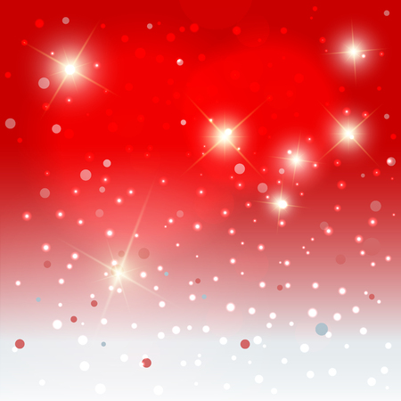 Snowflakes with stars background. Design for cover, greeting card, brochure or flyer. Vector illustrationのイラスト素材