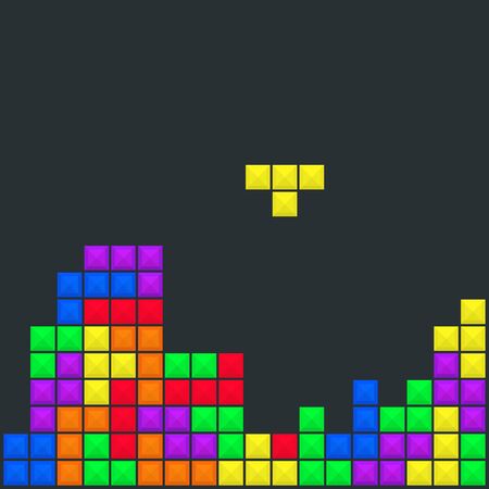 Old video game backgroundのイラスト素材