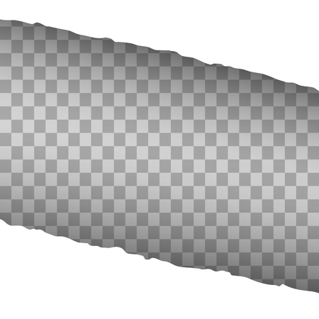 Ripped paper on transparent backgroundのイラスト素材