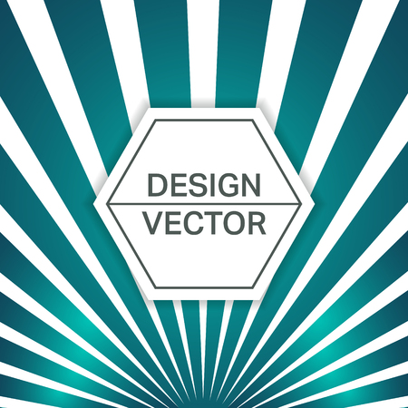 Burst rays background designed for brochures, flyer, greeting card template vector illustration.のイラスト素材