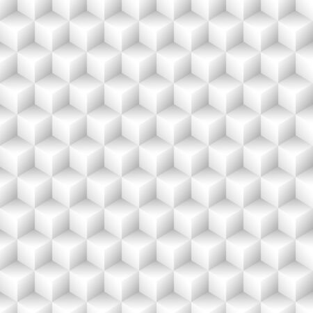 Seamless cubes pattern background. Geometric graphic for prints, textiles, wrapping, wallpaper or website template. Vector illustration.のイラスト素材