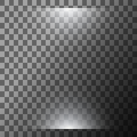 Scene illumination with cold light effect.のイラスト素材