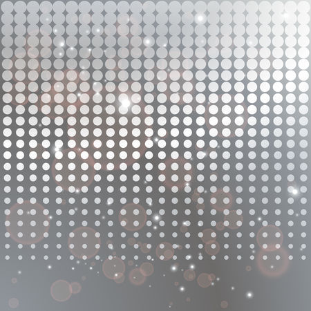 Silver halftone background template. Cover for brochures, flyer, greeting card template. Vector illustration.のイラスト素材