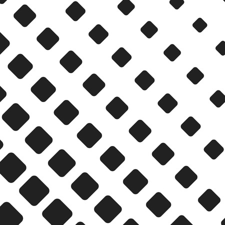 Black square pattern template. Simple geometricc background. Vector illustration.