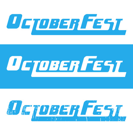 Oktoberfest beer festival header textのイラスト素材