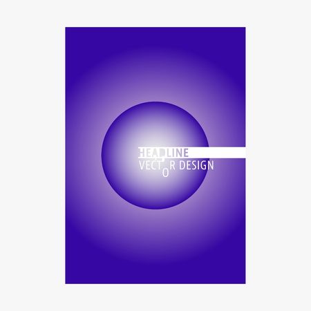 Cover with geometric circular pattern.  Vector illustration.のイラスト素材