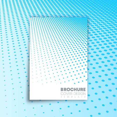 Abstract background with halftone pattern design for flyer, poster, brochure cover, typography or other printing productsのイラスト素材