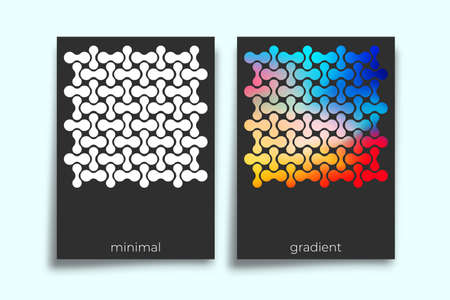 Abstract geometric gradient texture minimal design for background, wallpaper, flyer, poster, brochure cover, typography, or other printing products. Vector illustrationのイラスト素材