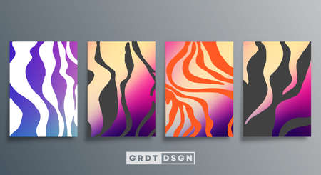 Minimal gradient design for flyer, poster, brochure cover, background, wallpaper, typography, or...