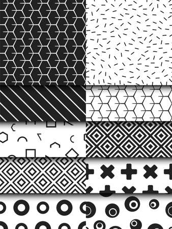 Geometric minimal seamless pattern for wallpaper, flyer, poster, brochure cover, typography, or other printing products. Vector illustrationのイラスト素材