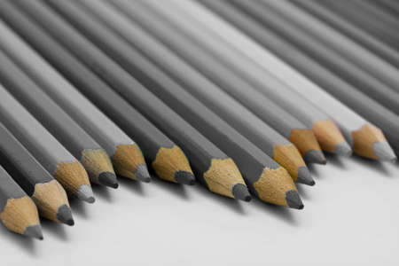 Grey Pencilsの写真素材
