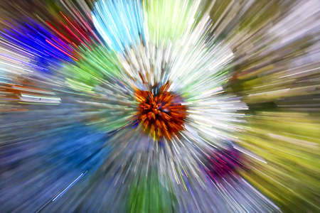 Motion blurred colours giving the feeling of speedの写真素材