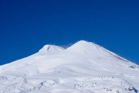 The highest peak of Europe Elbrusの写真素材