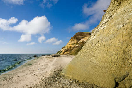 Northwest coast Tsimlyansk reservoir in autumnの写真素材