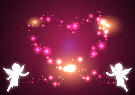 Cupid Valentines dayのイラスト素材