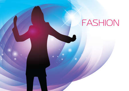 fashion girlのイラスト素材