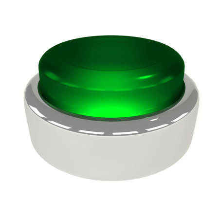 green button illustrationの写真素材