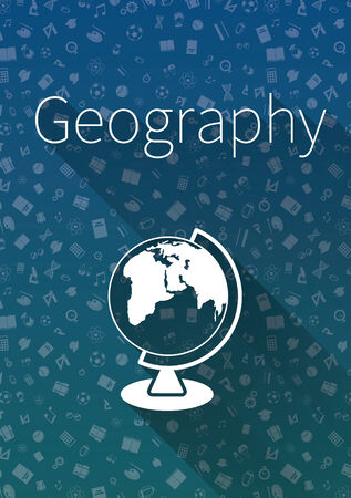 cover Geographyのイラスト素材