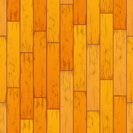 Bright yellow wooden boards in row seamless patternのイラスト素材