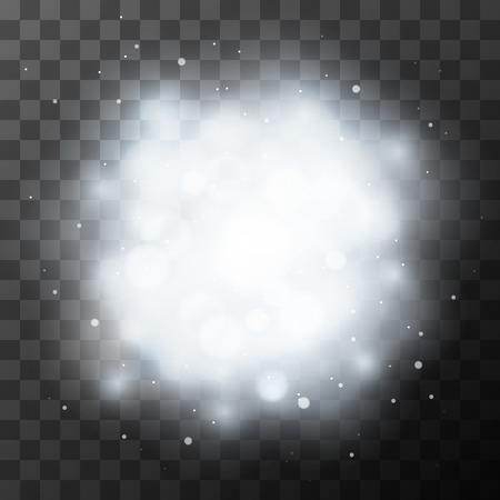 White bright light, magic effect in the darkのイラスト素材