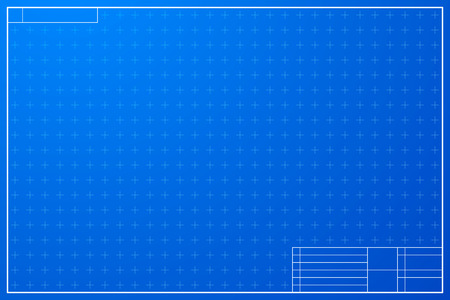 Layout template in blueprint style with marksのイラスト素材