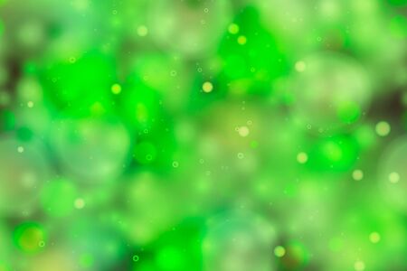 Green magic light in the dark, abstract backgroundのイラスト素材