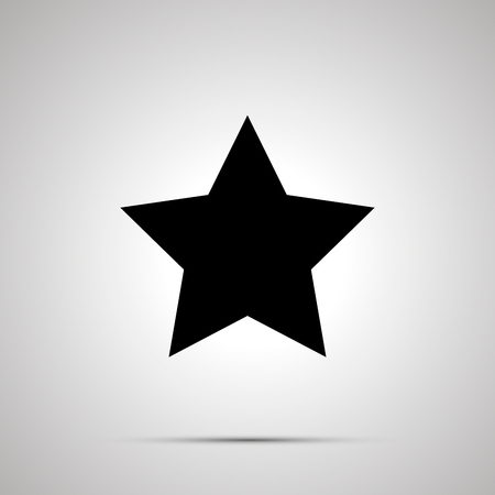 Black star icon.のイラスト素材