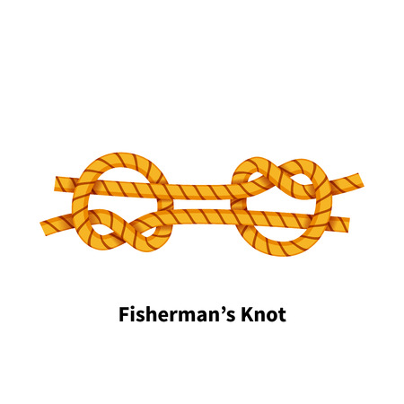 Fisherman's sea knot vector illustrationのイラスト素材