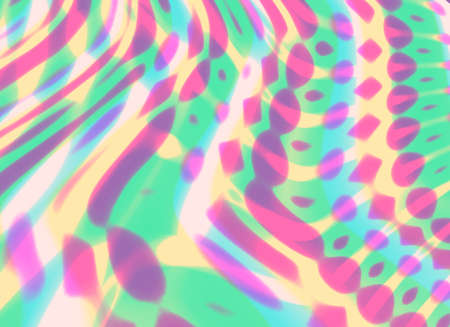 Abstract background with liquid shapes in colorful chromatic coloursのイラスト素材