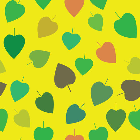 vector background with colourful leaves  のイラスト素材