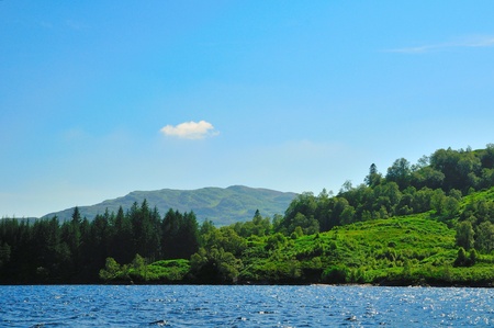 From on board The Lady of the Lake の写真素材
