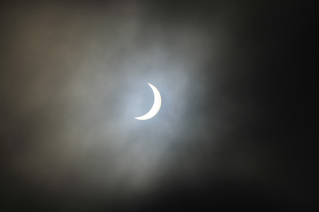 Taken on a dull, cloudy day high in the sky above Motherwell, Scotland.