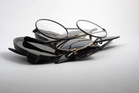 Old-school round glasses setの写真素材