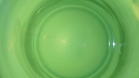Green fluorescent vessel from insideの写真素材