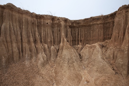 sandstone valley in Thailandの写真素材