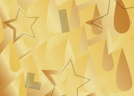 Minimalist gold premium exclusive background. Vector luxury golden gradient geometric elements.