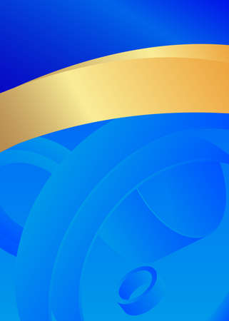 Modern graphic with curved lines for message board, for text and message design, abstract vector illustration.のイラスト素材